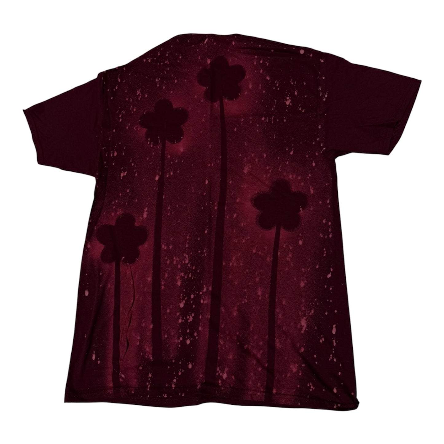 RASKO ENTERTAINMENT ''BLEACH BACK'' TEES (MAROON RED)
