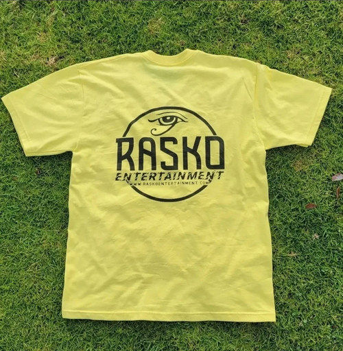 RASKO ENTERTAINMENT "TEES" YELLOW